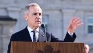 New Canadian Prime Minister Mark Carney addresses the media after being sworn in at Rideau Hall on March 14, 2025 in Ottawa, Ontario, Canada. (Photo by Minas Panagiotakis / GETTY IMAGES NORTH AMERICA / Getty Images via AFP)
