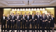 Wang Yi, a member of the Political Bureau of the Communist Party of China (CPC) Central Committee and director of the Office of the Foreign Affairs Commission of the CPC Central Committee, meets with representatives from seven Japan-China friendship groups in Tokyo, Japan, March 23, 2025. (Xinhua/Jia Haocheng)
