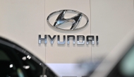 The logo of Hyundai Motor is seen at a car dealership in Seoul on March 27, 2024. Photo by Jung Yeon-je / AFP