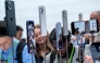 The Apple iPhone 16 Pro and Pro Max at Apple Park campus in Cupertino, Calif., on Sept. 9. MUST CREDIT: David Paul Morris/Bloomberg

