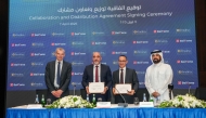 Officials during the signing ceremony.
