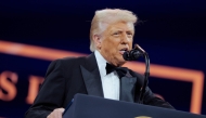 U.S. President Donald Trump speaks during the National Republican Congressional Committee (NRCC) dinner at the National Building Museum on April 08, 2025 in Washington, DC. (Photo by Anna Moneymaker / GETTY IMAGES NORTH AMERICA / Getty Images via AFP