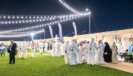 A view of the exhibition at the Mina Park. 