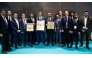 Hamad International Airport officials at World Skytrax Awards.