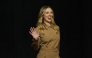 (Files) US actress Scarlett Johansson arrives onstage during the CinemaCon 2025 Universal Pictures and Focus Features presentation at The Colosseum at Caesars Palace in Las Vegas, Nevada on April 2, 2025. (Photo by Valerie Macon / AFP)