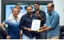 ITPN receiving memento from TK Sudheer.