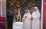 US Ambassador to Qatar, H E Timmy Davis; Emerson’s president in Middle East Africa, Mathias Schinzel; chief engineering and projects at QatarEnergy LNG, Sheikh Khalid bin Abdulla Al Thani; and supply chain localisation manager at QatarEnergy, Abdulaziz Al Ansari during the launch ceremony.
