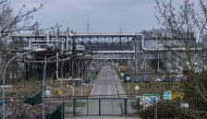 (Files) View of the PCK Industrial Park which houses the PCK Oil refinery, just outside Schwedt, taken on April 2, 2022. (Photo by John MacDougall / AFP)