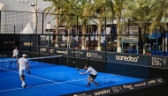 File photo of action during the Ooredoo Qatar Major Premier Padel 2025