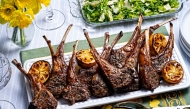 Sheet Pan Lamb Chops Scottadito. Photo by Scott Suchman; food styling by Lisa Cherkasky/Both for The Washington Post

