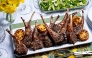 Sheet Pan Lamb Chops Scottadito. Photo by Scott Suchman; food styling by Lisa Cherkasky/Both for The Washington Post

