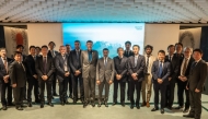 Invest Qatar and JETRO officials pose for a group photo at EXPO 2025 Osaka.