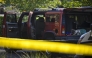 Police investigate the shooter's car at the scene of a shooting near the student union at Florida State University on April 17, 2025 in Tallahassee, Florida. Photo by Miguel J. Rodriguez Carrillo / GETTY IMAGES NORTH AMERICA / Getty Images via AFP
