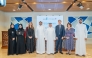 President of UDST Dr. Salem Al-Naemi and Assistant Undersecretary for Higher Education Affairs at the MoEHE Dr. Hareb Al-Jabri with other officials during the announcement ceremony.