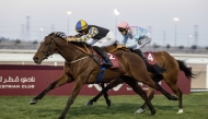 Saleh Faraj Al-Otaibi guides Siegen to victory. PICTURES: JUHAIM/QREC
