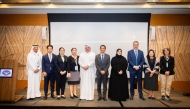 Ambassador of Thailand H E Sira Swangsilpa (fifth right) with speakers and guests at the seminar.