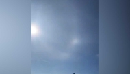 Screen grab of videos shared on social media