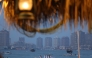 Boats sail in Doha's West Bay waters on April 25, 2025. (Photo by Karim Jaafar / AFP)