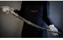 This photograph taken in Paris on April 25, 2025 shows the last sword that belonged to French Emperor Napoleon before its auction on May 22 at Hotel Drouot. (Photo by STEPHANE DE SAKUTIN / AFP)
