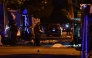 Vancouver police investigate a crime scene after a man drove into pedestrians at the annual Lapu Lapu festival celebrating Filipino culture, at East 43rd Avenue and Fraser, in the south of Vancouver on April 26, 2025. Photo by Don MacKinnon / AFP.