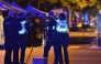 Vancouver police investigate a crime scene after a man drove into pedestrians at the annual Lapu Lapu festival celebrating Filipino culture, at East 43rd Avenue and Fraser, in the south of Vancouver on April 26, 2025. (Photo by Don MacKinnon / AFP)