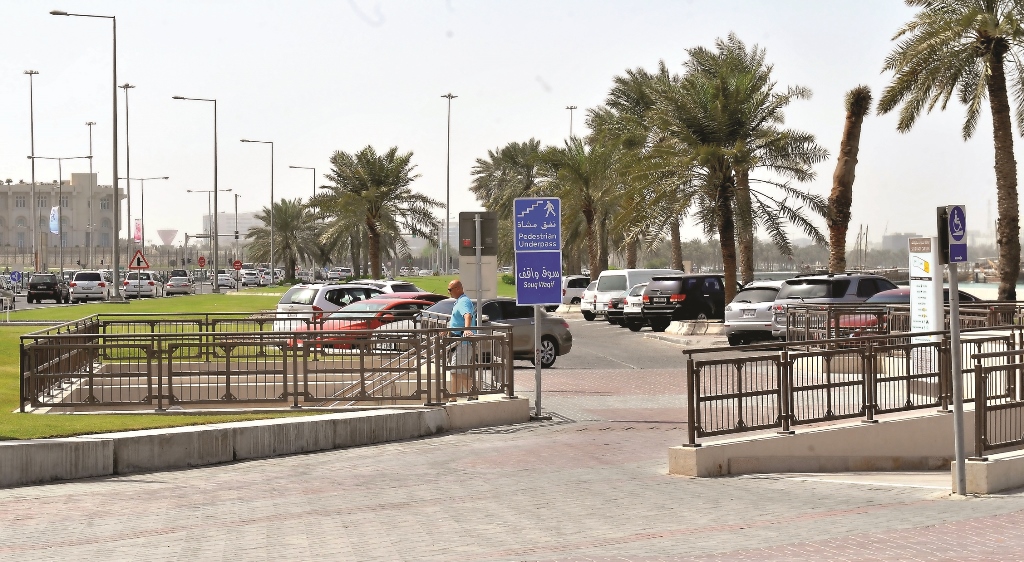 The pedestrian underpass from Corniche to Souq Waqif. PIc: Kammutty VP/The Peninsula