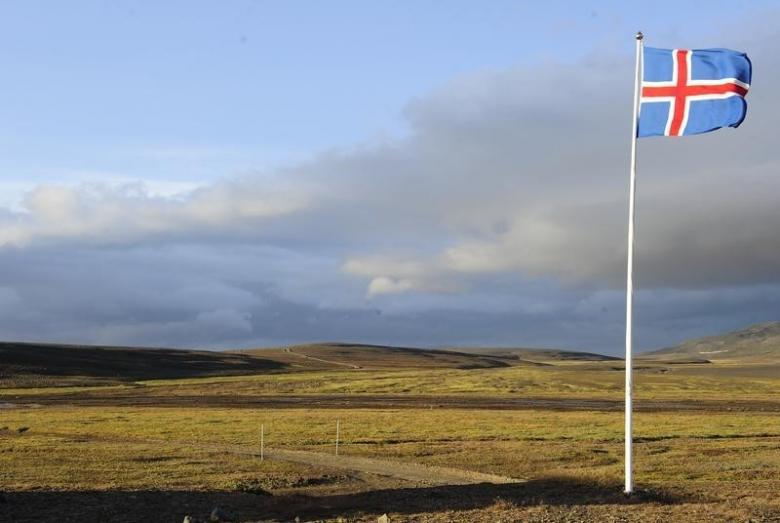 File photo of an Icelandic flag as it flutters in the wind. Reuters 