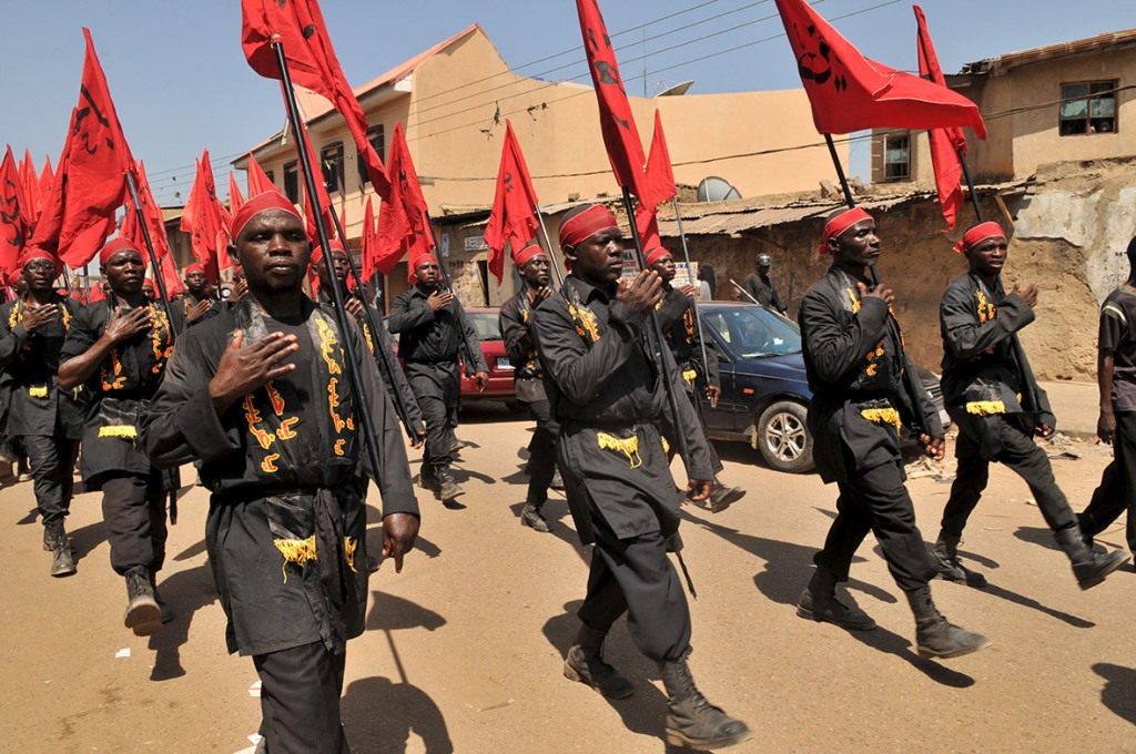 24 October 2015: Shia Muslims take part in a rally to commemorate Ashura in KanoReuters