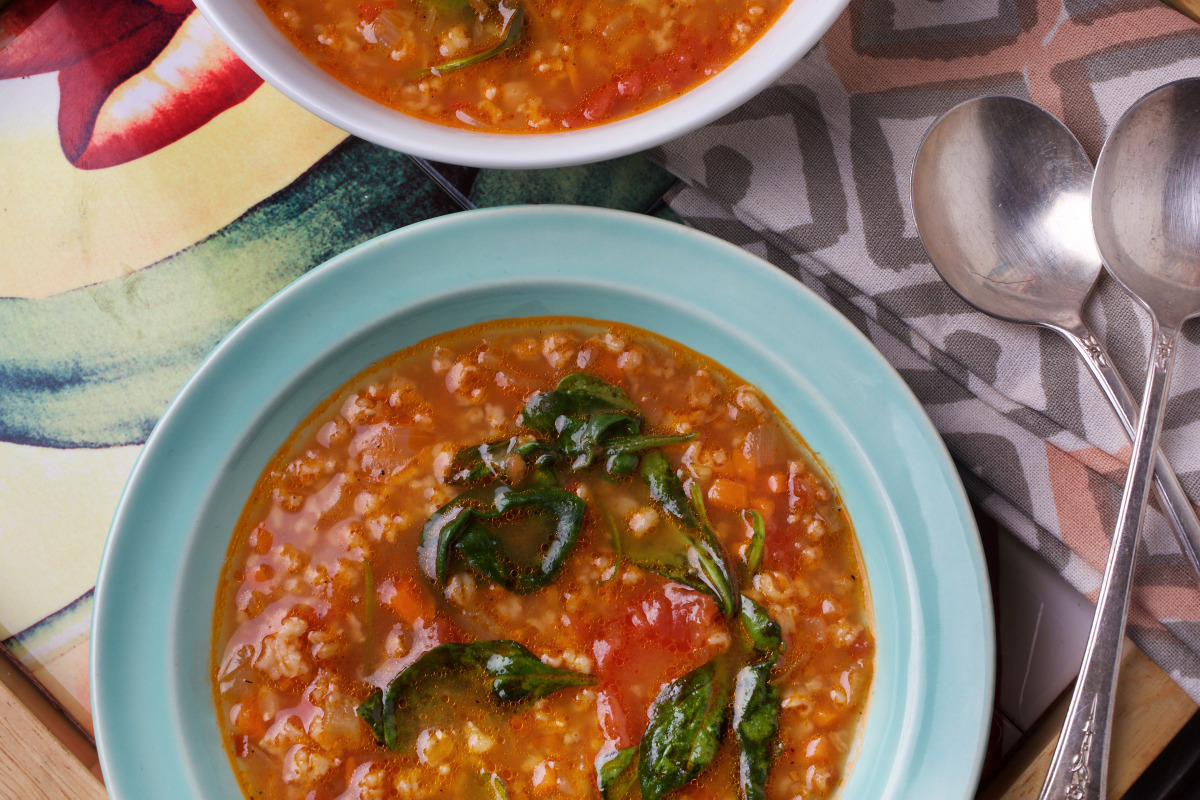 Tomato and Rice Soup (Photo by Deb Lindsey for The Washington Post)