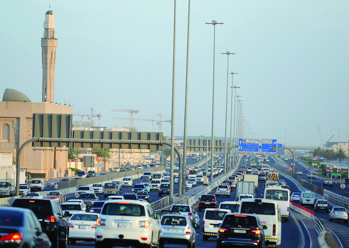 Vehicles on Doha Expressway. Picture for representation purpose only. (Salim Matramkot/The Peninsula)