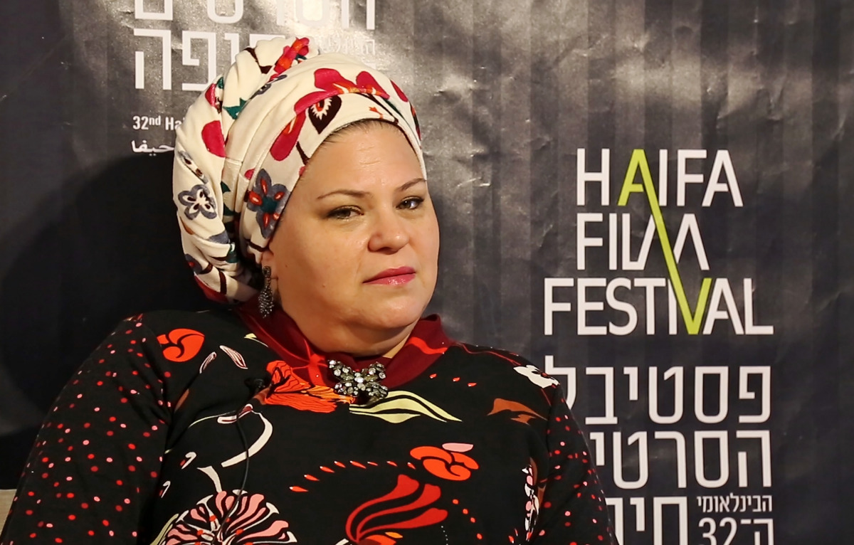 Israeli film director Rama Burshtein poses for a photograph during the Haifa Film Festival on October 20, 2016, in Haifa. Burshtein's team includes all the usual movie-making roles, but with a couple of exceptions: her rabbi and an assistant who keeps her