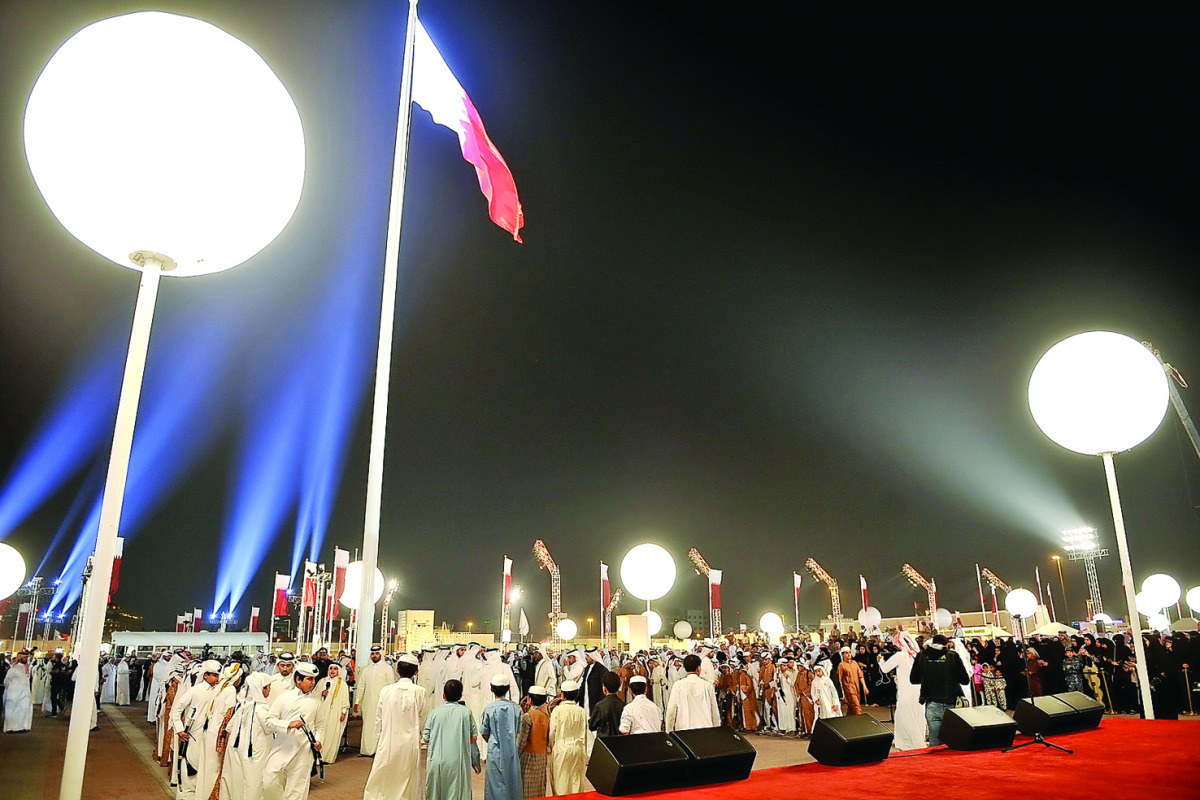 People attending the first-day activities at Darb El Saai, which was opened by Minister of Culture and Sports H E Salah bin Ghanem Al Ali yesterday. Pic: Baher Amin / The Peninsula