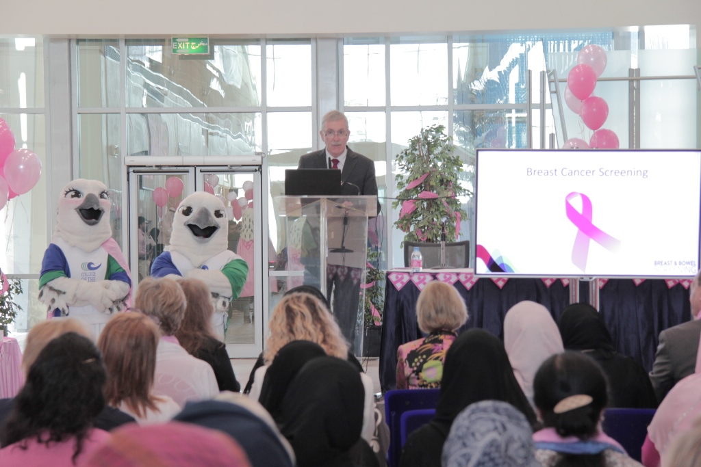 File photo of a cancer awareness drive by College of North Atlantic Qatar. Image used for representation.  