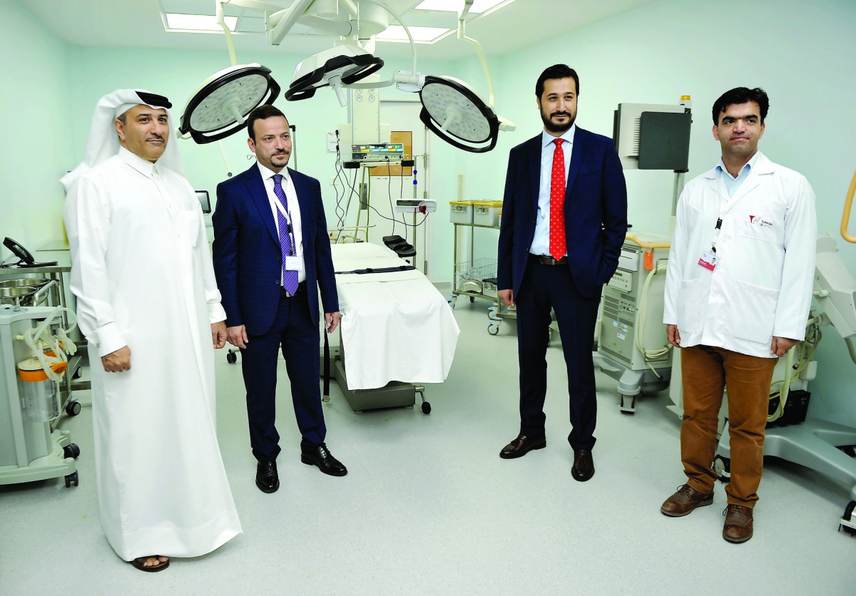 People tour Turkish Hospital’s diagnosis and treatment units. Pic: Abdul Basit /The Peninsula