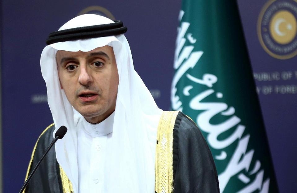 Saudi Foreign Minister Adel Al-Jubeir October 15, 2015 in Ankara (AFP / Adem Altan) 