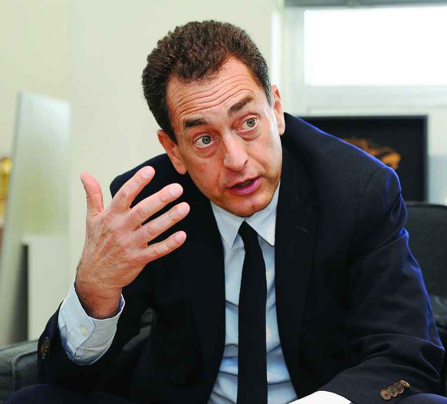 French Ambassador to Qatar Eric Chevallier talks to The Peninsula.  Pics: Salim Matramkot / The Peninsula