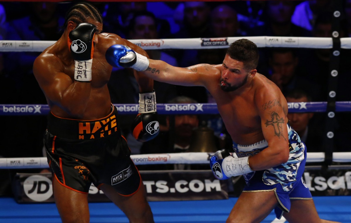 David Haye in action against Tony Bellew Action (Reuters / Peter Cziborra Livepic)