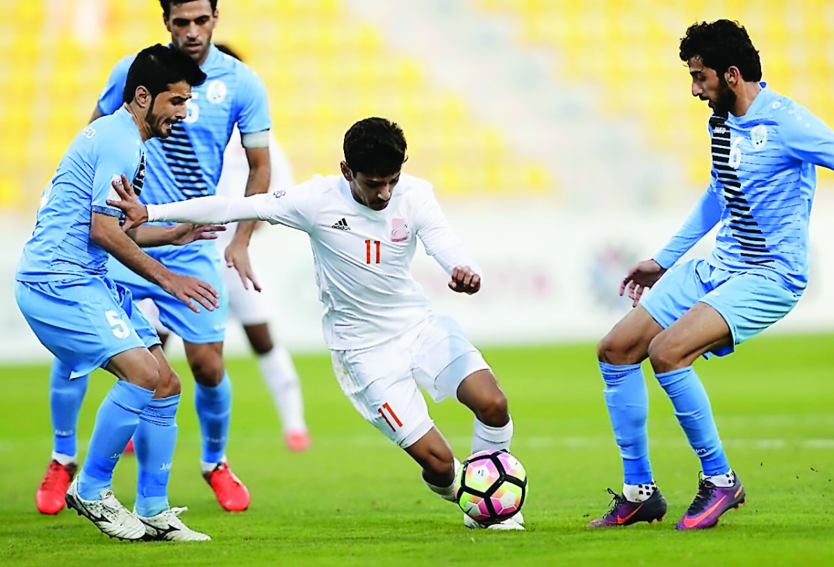 A file picture of Umm Salal in action in this year's Qatar Stars League. Umm Salal are hoping to finish among the top-five.