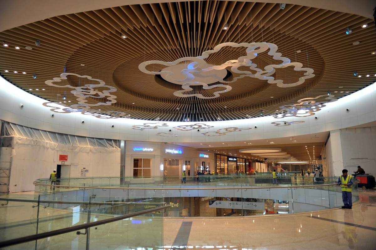 An interior view of Doha Festival City. Pic: Abdul Basit / The Peninsula