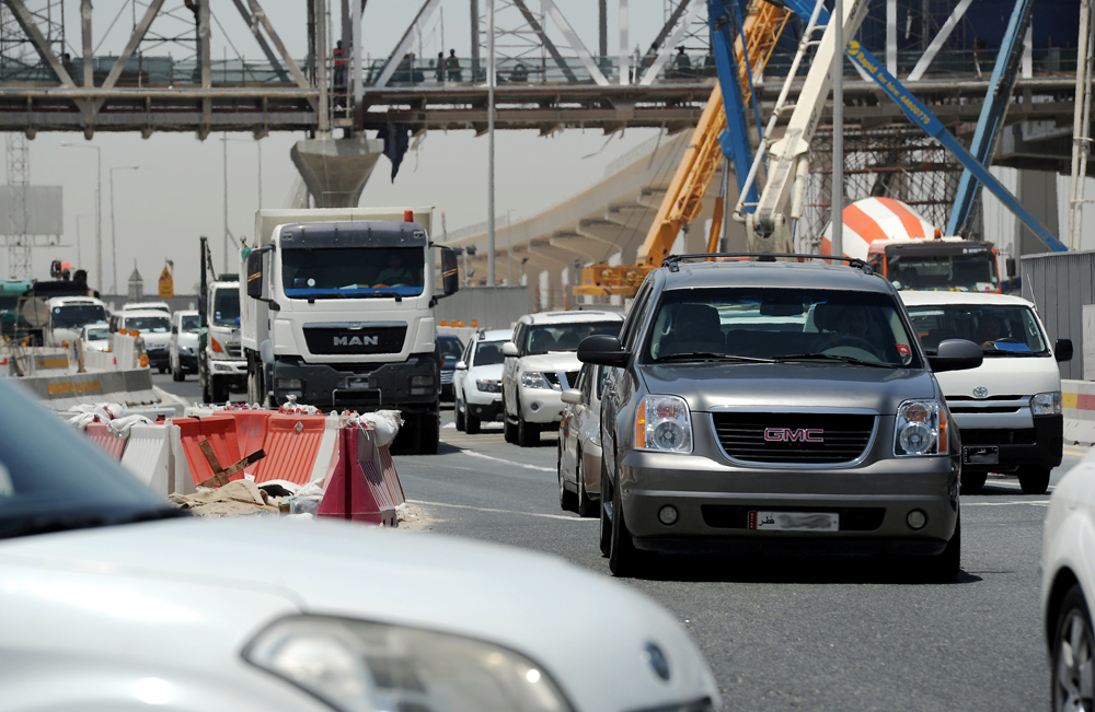 Wakrah Traffic. Salim Matramkot © The Peninsula