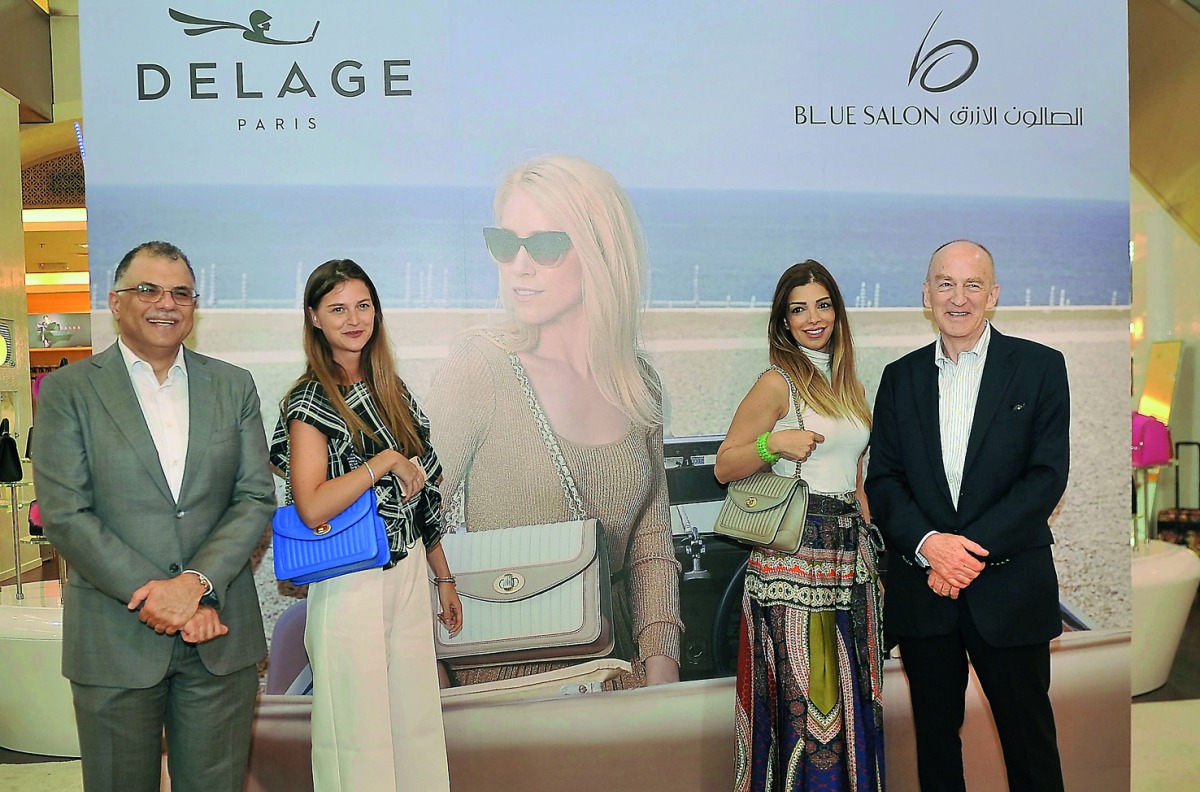 Fawaz Idrissi (left), CEO of Blue Salon, and Philippe de Vilmorin, President of Delage, during the launching event of Delage in  
Blue Salon.
Pic: Baher Amin