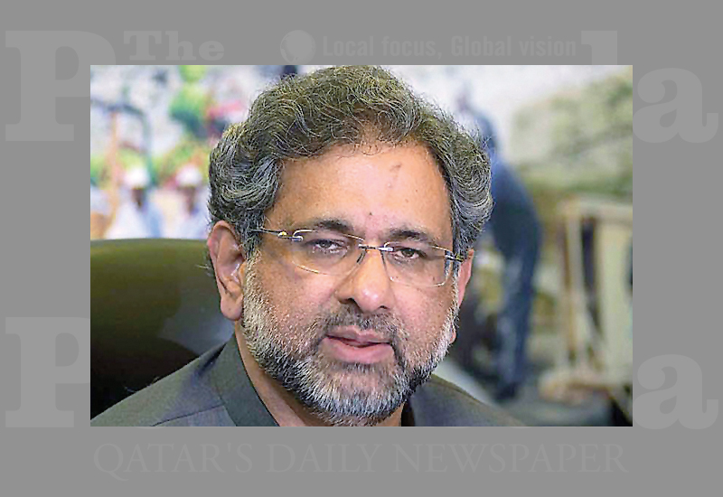  Pakistan’s Minister of Petroleum and Natural Resources Shahid Khaqan Abbasi