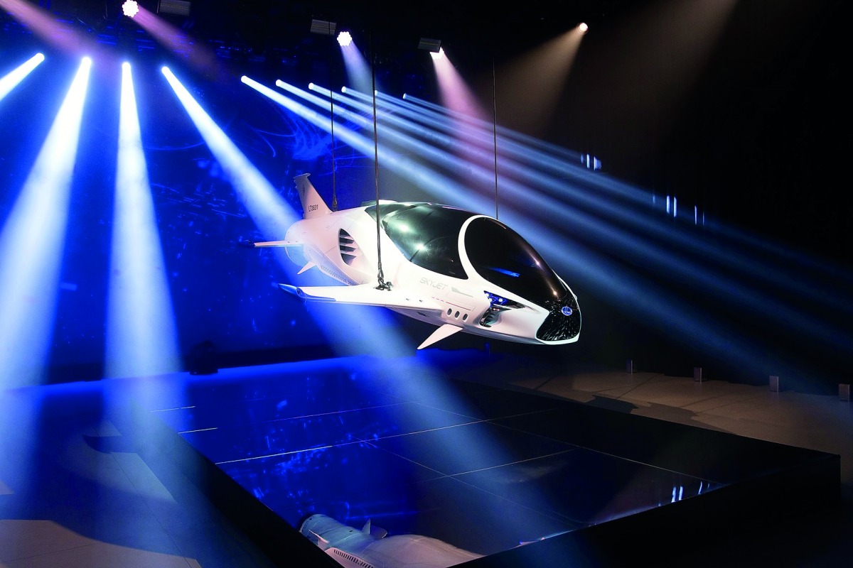 Lexus SKYJET model showcased in the upcoming sci-fi epic, Valerian and the City of a Thousand Planets