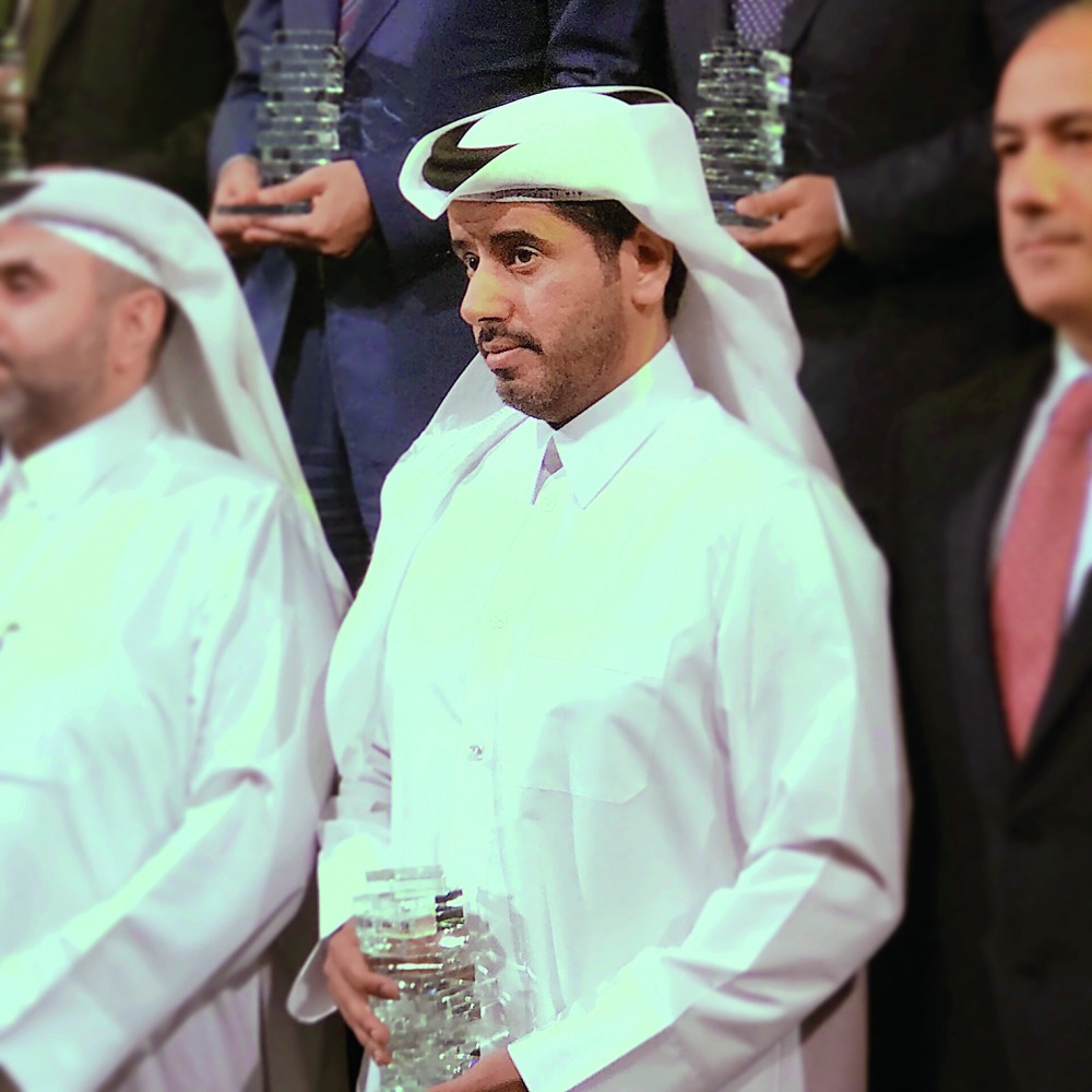 Engineer Ali Al Khalifa, CEO of ASTAD, with Consultancy of the Year Award. 