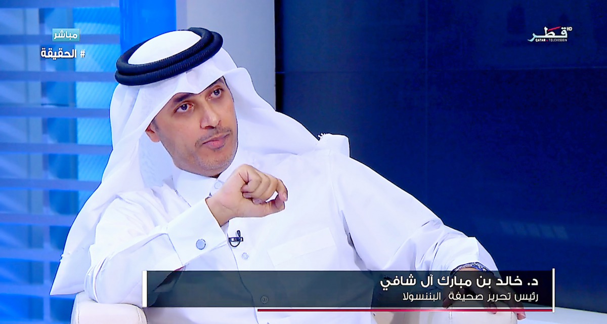 Dr. Khalid Mubarak Al Shafi, Editor-in-Chief of The Peninsula.