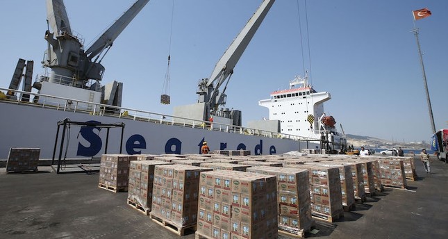 This time, the second ship which is loaded with dry food, fruits and vegetables, is scheduled to depart on August 16 (today) and will reach Hamad Port on August 26, five days before Eid al Adha.