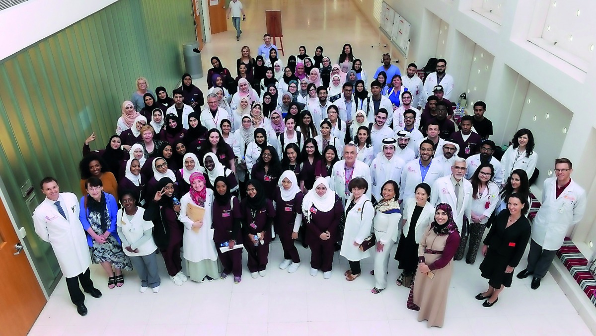  Healthcare students from WCM-Q, Qatar University College of Pharmacy University of Calgary in Qatar and the College of the North Atlantic – Qatar during the event.