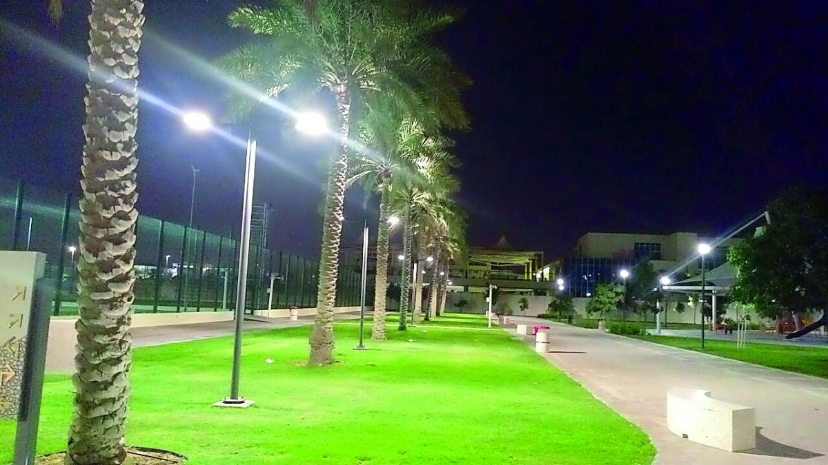 The new park at Al Qutaifiya.