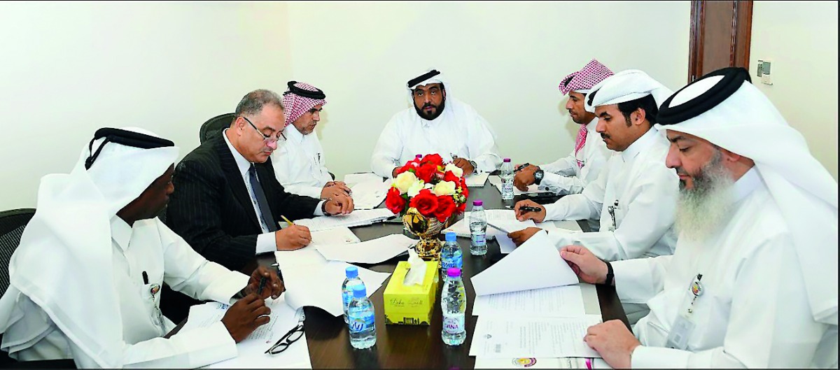 Officials during a meeting, yesterday, to study the setting up of an ‘early warning national center for food’. 