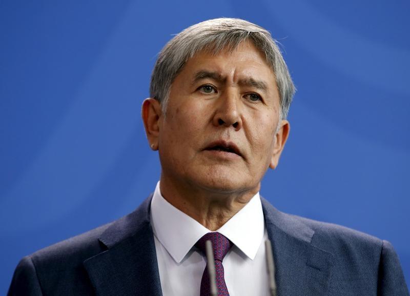 A file photo of Kyrgyzstan's President Almazbek Atambayev. REUTERS/Fabrizio Bensch